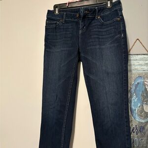 Simply Vera Vera Wang Dark Blue Straight Leg Jeans